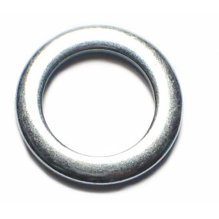 Midwest Fastener Flat Washer, For Screw Size M12 , Steel Zinc Plated Finish, 12 PK 78547